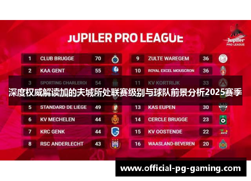 深度权威解读加的夫城所处联赛级别与球队前景分析2025赛季 深度权威解读加的夫城所处联赛级别与球队前景分析2025赛季
